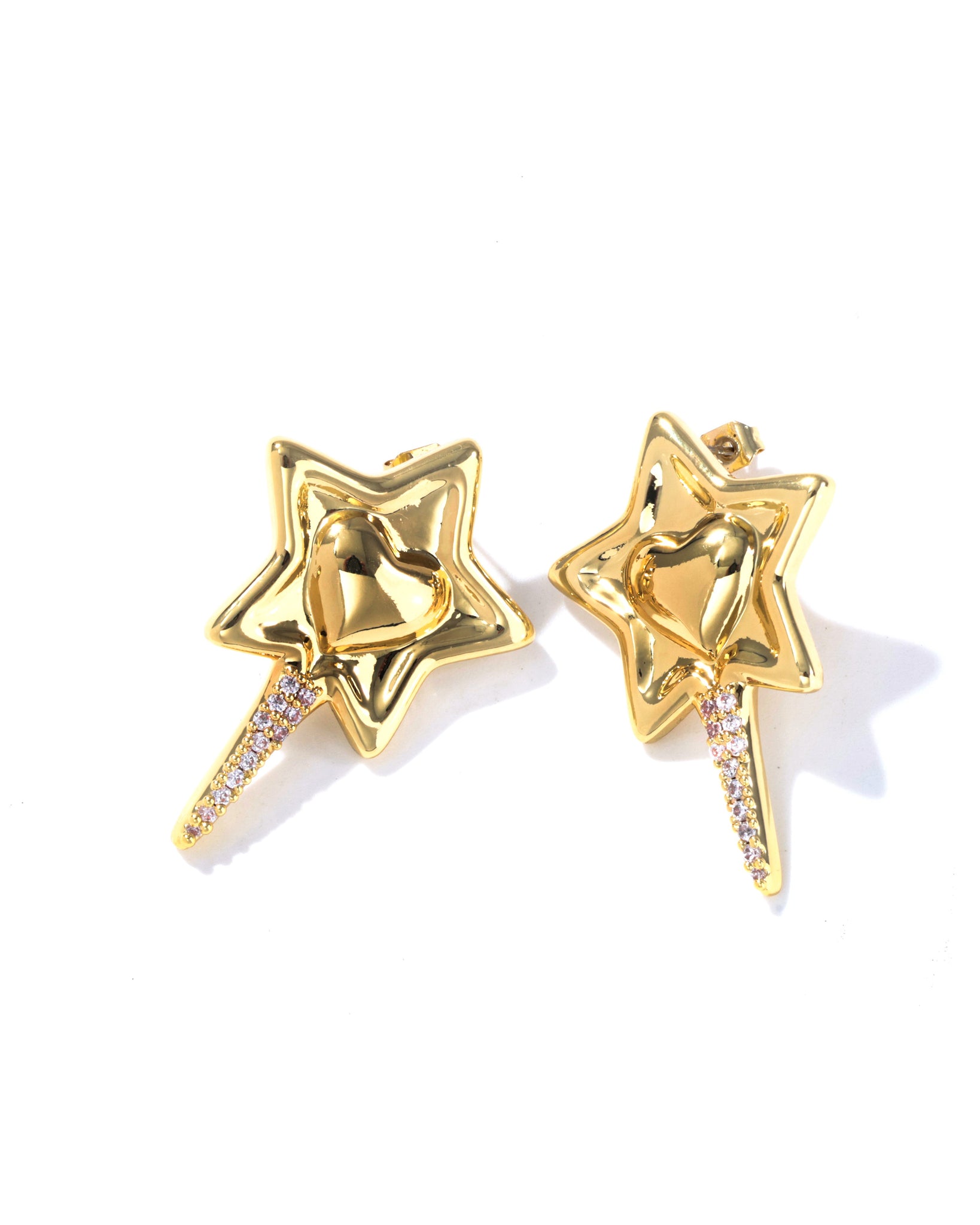 THE MAGIC WAND EARRINGS GOLD