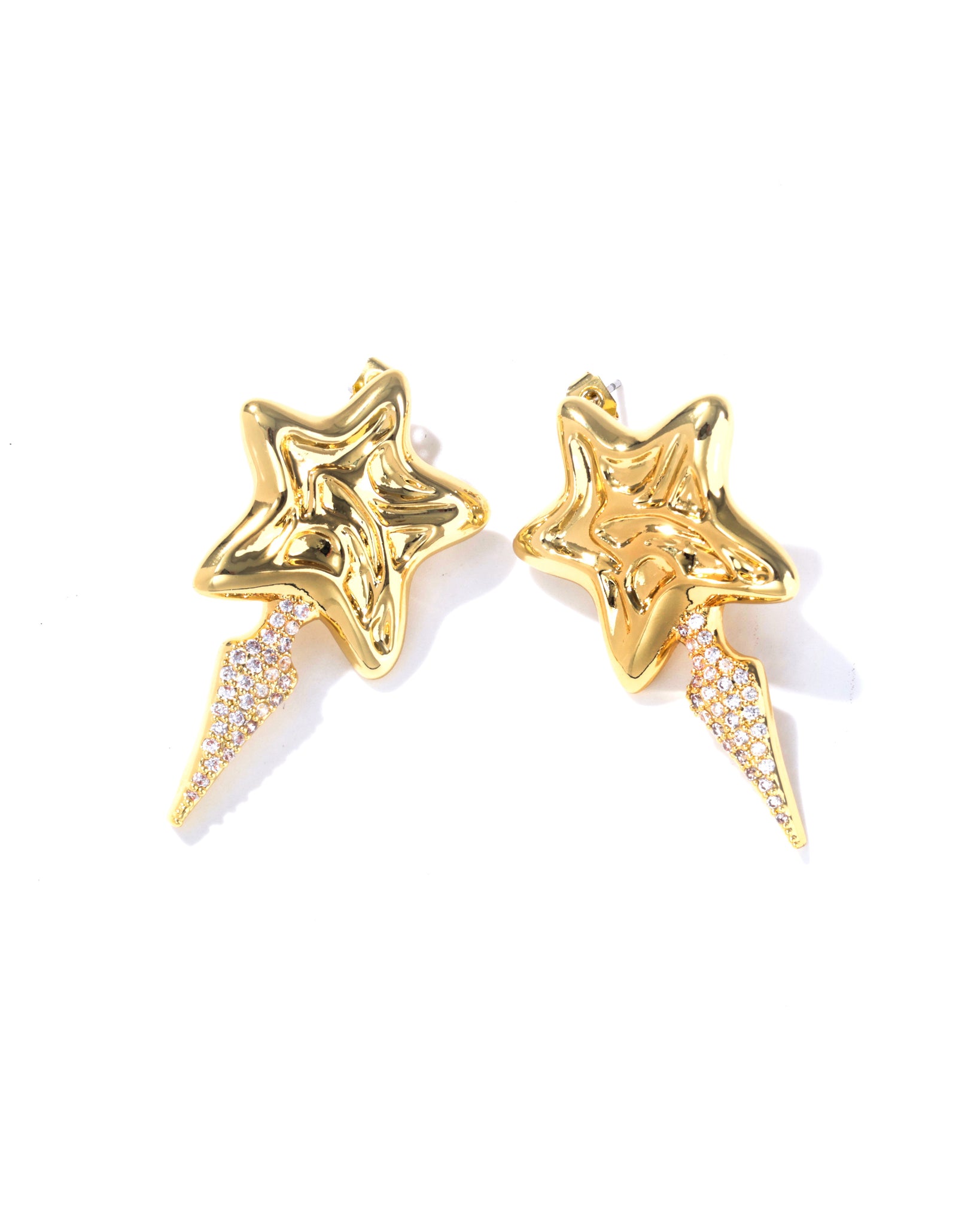 POISON EARRINGS GOLD