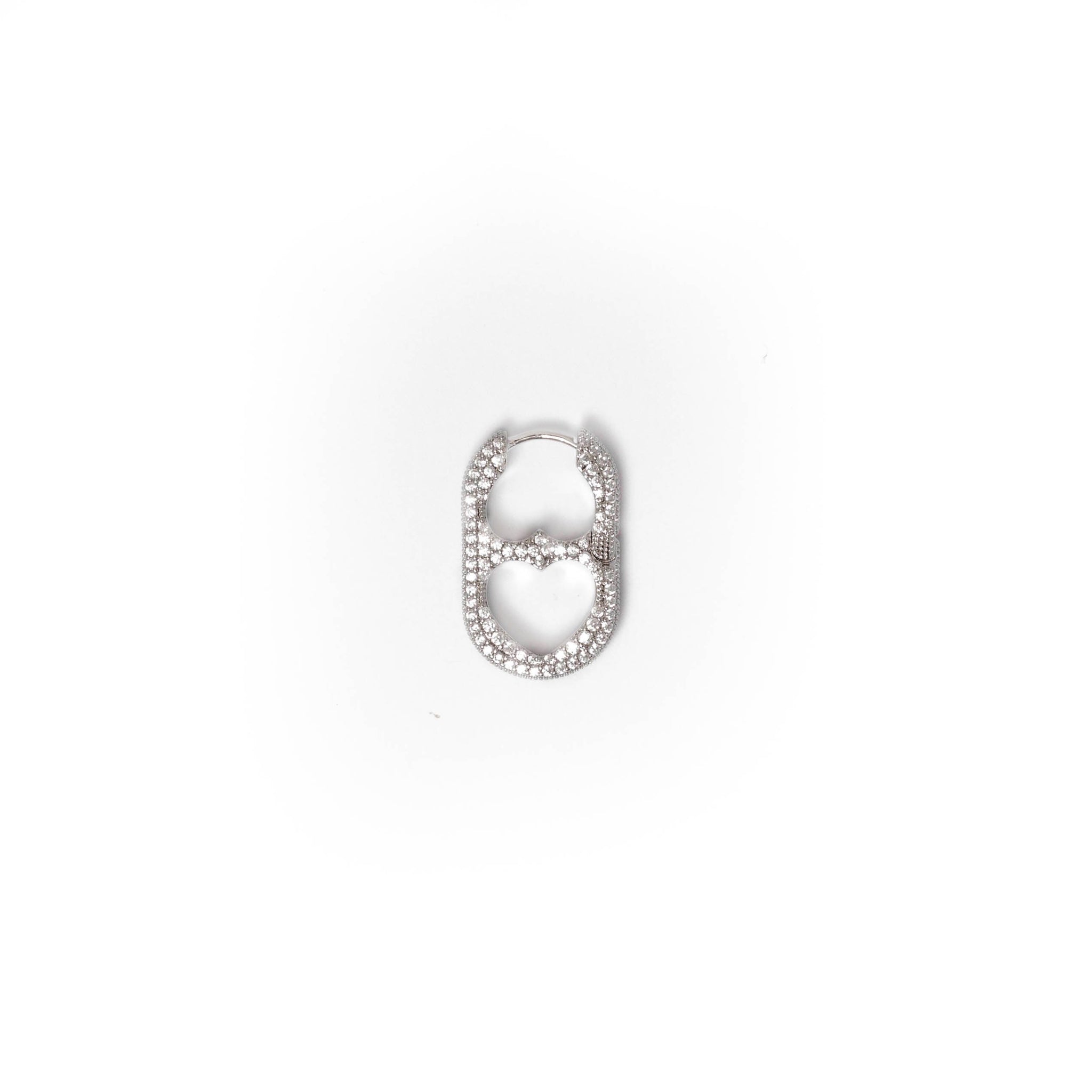 zirconia can earrings